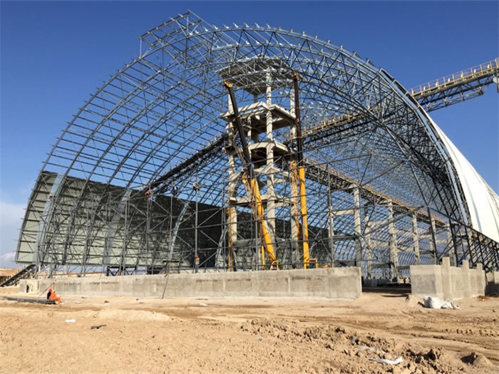 德阳煤机油桶翘工程网架